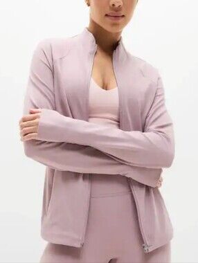 Athleta Blush Rose Zip-Up Jacket